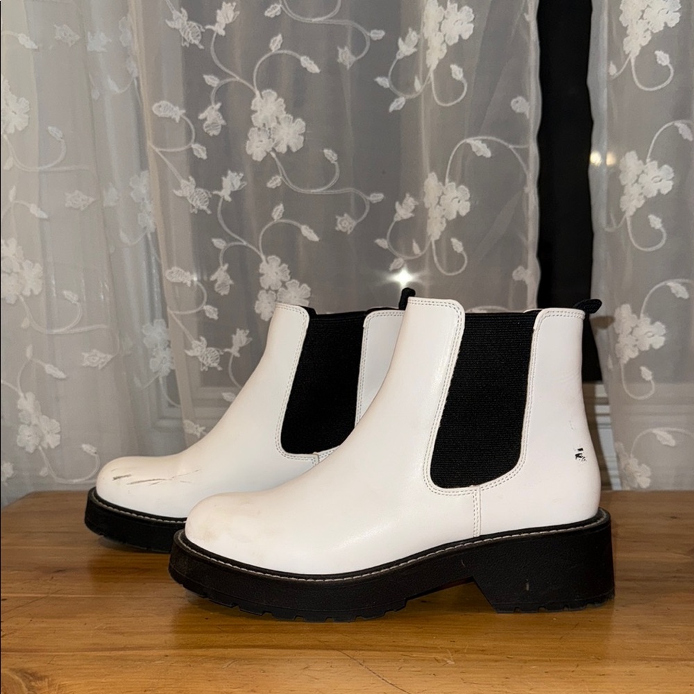 White Madden Girl Boots